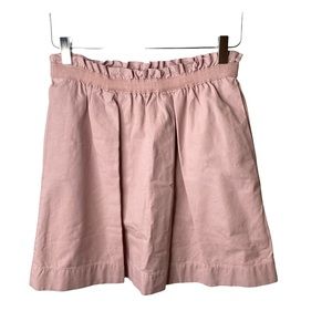 J Crew Mauve Pink Paper Bag Casual Skirt Size 0